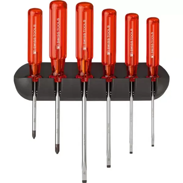Schraubendreher-Satz 6-teilig Schlitz PH im Wandhalter Classic PB Swiss Tools Tovární Cena