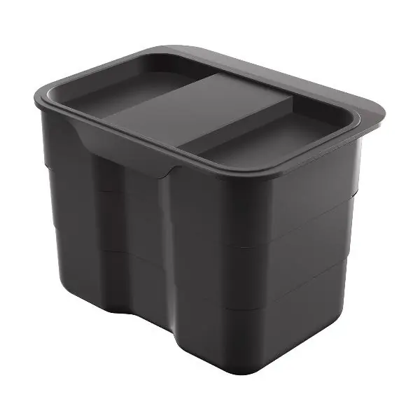 NINKA závěsná miska Ninka biobin 227x165x170, 4,2 l, plast tmavě šedý Horká Nabídka