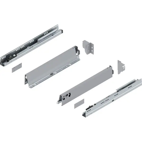 BLUM TANDEMBOX antaro sada výška N, BLUMOTION M, 30kg, délka 400, šedá RAL9006 Doprava Zdarma