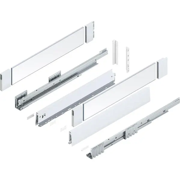 BLUM MERIVOBOX sada výška E-Boxcover, BLUMOTION B, 40kg, délka 600, hedv. bílá Originální