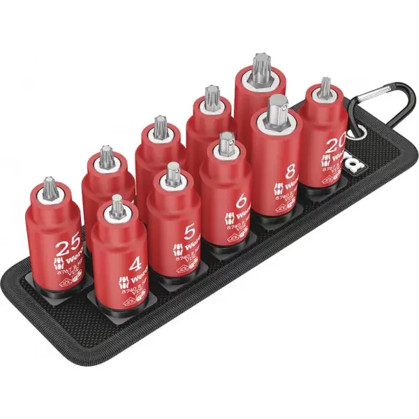 Poslední Šance Sada nástrčných klíčů 3/8" VDE T20-45 4-8mm Wera 05004930001