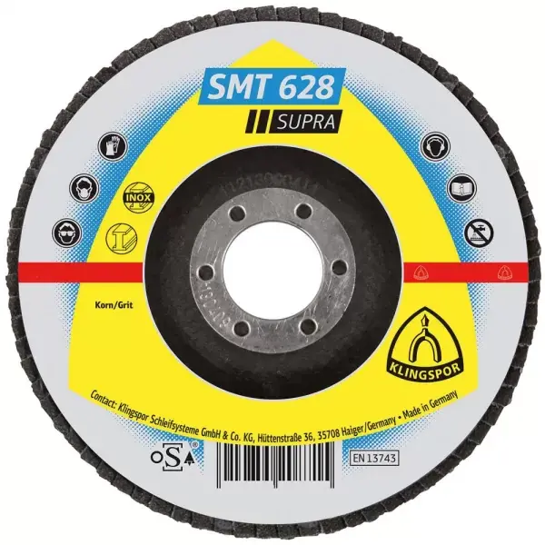 Lamelový kotouč SMT628 rovný 125mm K80 Klingspor Bezpečná Platba