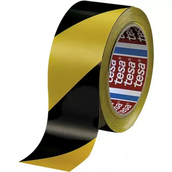tesa® 60760 žlutá / černá Varovná páska 33mx50mm Doprava Zdarma