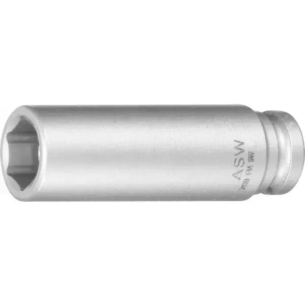 Klíč nástrčný kovaný dlouhý, pružinový magnet 1/4" 8mm ASW Finální Výprodej