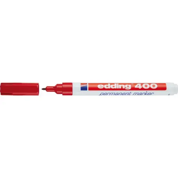 Popisovač permanentní 400 červená edding Dokud Zásoby Vydrží