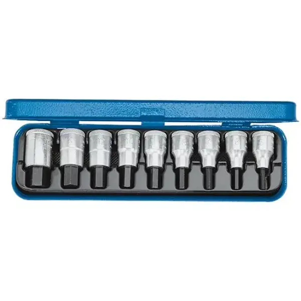 Aktuální Sada adaptér-bity 1/2" vnitřní 6-hran 3/16" do 5/8" 9 ks. GEDORE