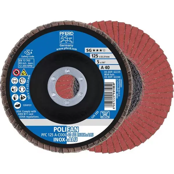 Kotouč lamelový A-COOL SG vypouklý 125mm K80 PFERD Nejprodávanější
