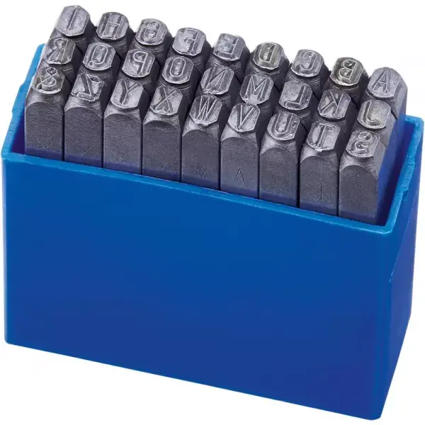 Originální Sada raznice s písmeny výška písma 2mm FORMAT
