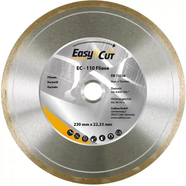 Koupit Online Kotouč diamantový EC-110 115x1,5x7x22,23mm CEDIMA