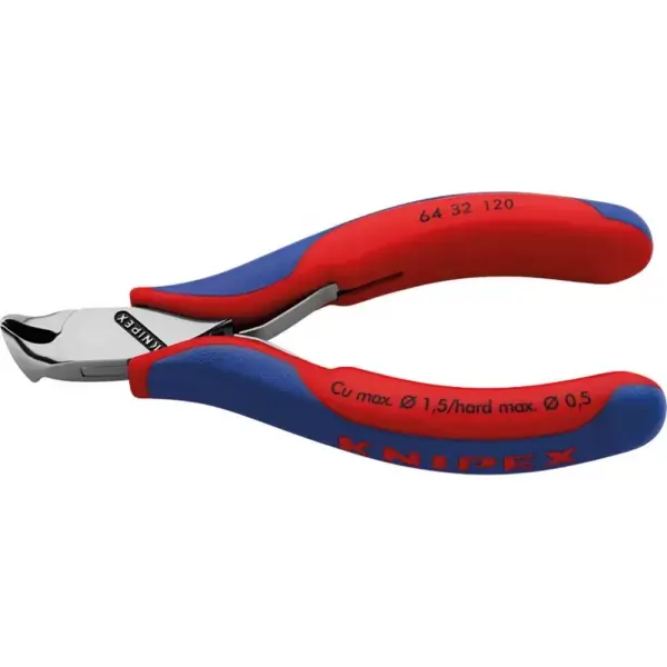 Kleště štípací čelní se šikmými břity pro elektroniku 64 32 120 Knipex Super Cena