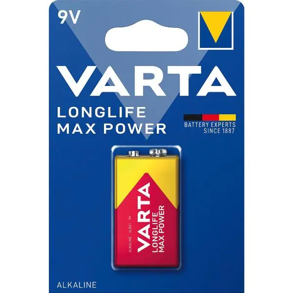 VARTA Batterie Longlife Max Power 9 V 1 kus Nejlepší Volba