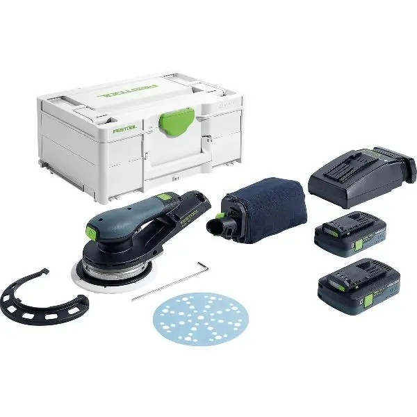 Oblíbený FESTOOL aku excentrická bruska ETSC 2 150 Plus 18 V/4,0 Ah (IEC) Li-Ion