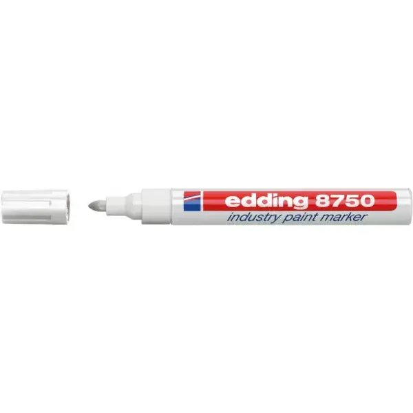 Průmyslový lakovací značkovač 8750 bílá edding Rychlé Dodání