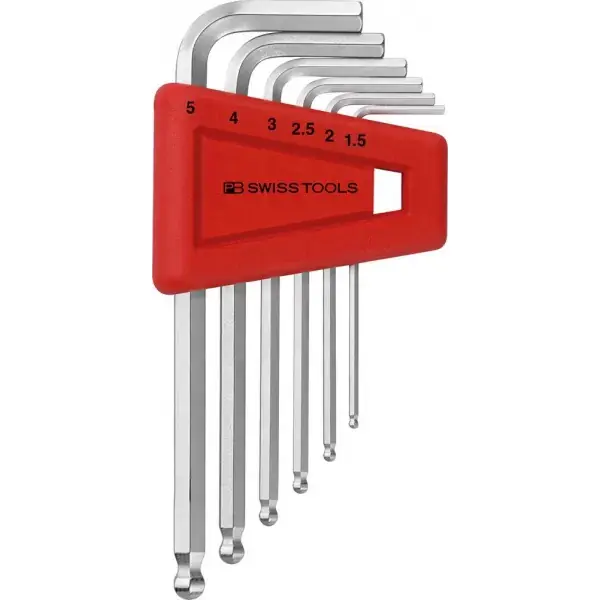 Výhodná Nabídka Sada imbus klíčů v plast.držáku 9 ks 1,5-10mm Kul.hlava PB Swiss Tools