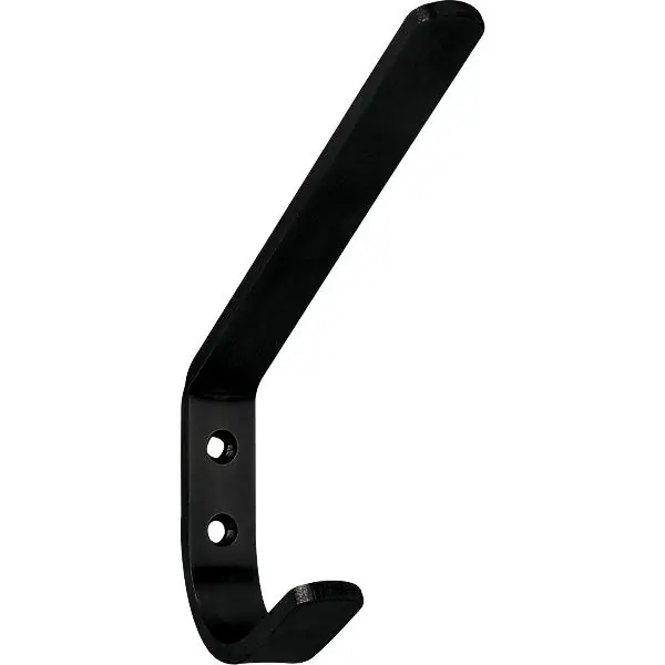 Cenový Hit Věšák na klobouk Macoba Š 18 mm, V 165 mm, železo černý matný