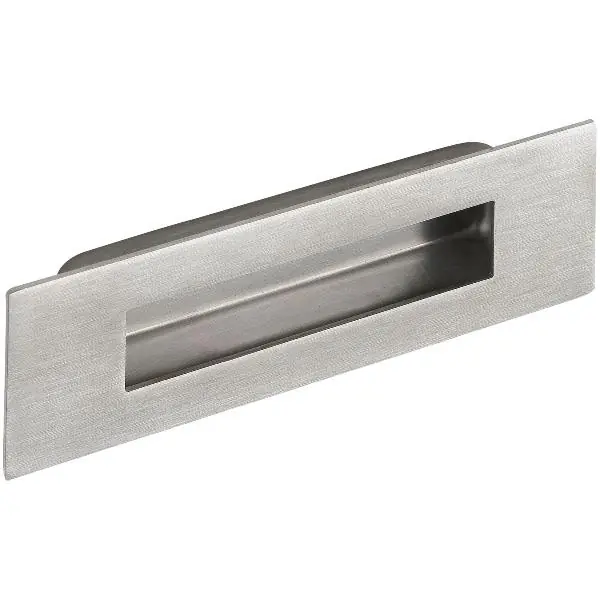 Jen Po Omezenou Doba Úchytková mušle Sabik Š 150 mm, V 50 mm, zapuštění 123x28 mm, nerez kartáčovaný