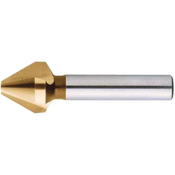 Kuželový záhlubník DIN334 HSS TiN tvar C válcová stopka 60° 10mm FORMAT Must-Have