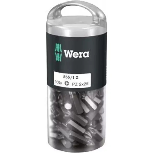 Bit šroubovací 1/4" DIN3126E6,3 T10x25mm, balení 100 ks Wera 05072446001 Jen Po Omezenou Doba