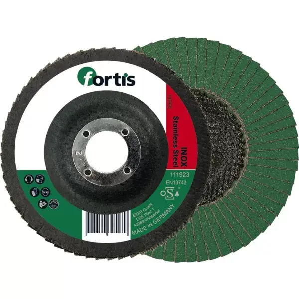 Vějíř. brus. kot. Inox 115mm K80 klenutý FORTIS Oblíbený