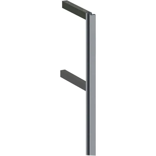 Nízká Cena VOLPATO Stili upevnění na stěnu středové 170 mm, hliník černý elox