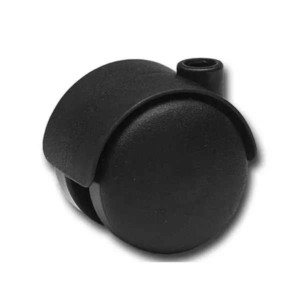 Dvojité řiditelné kolečko plast 40 mm 50 kg černé Jen Po Omezenou Doba