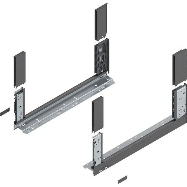 Poslední Šance BLUM LEGRABOX free sada výška C, BLUMOTION S, 70kg, délka 550mm, orion šedá