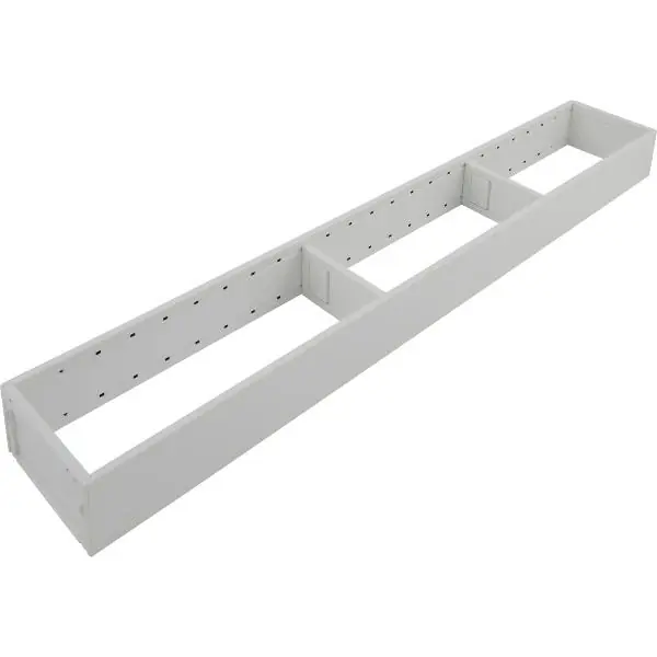 BLUM AMBIA-LINE ZC7S600RS1 úzký zásuvk. rámeček, délka 600mm, ocel hedvábně bílá Výprodej
