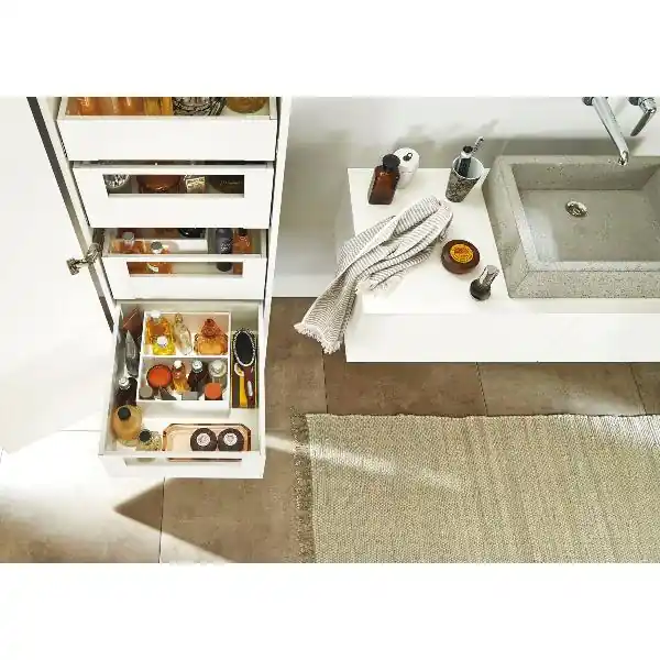 BLUM SPACE TOWER LEGRABOX pure s relingem délka 500, ŠK 450 orion šedá Cenová Bomba