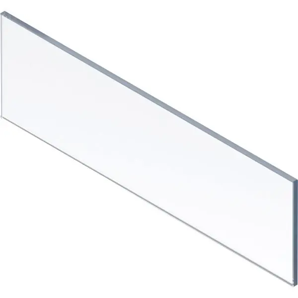Must-Have BLUM MERIVOBOX Čelo vkládacího prvku, V=142,5, KB=600 (18/19), sklo čiré