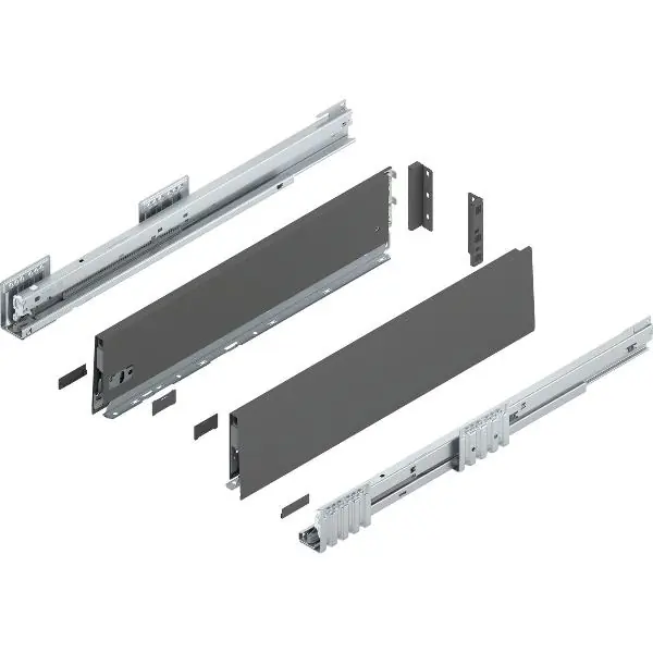Bezpečná Platba BLUM MERIVOBOX sada výška K, BLUMOTION B, 70kg, d.550, orion šedá