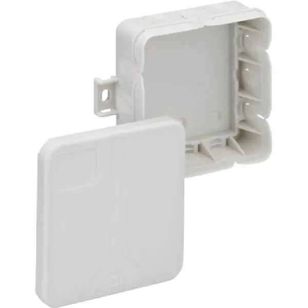 Top Prodej Elektroinstalační propojovací krabice Q12, 85x85x37 mm, šedá