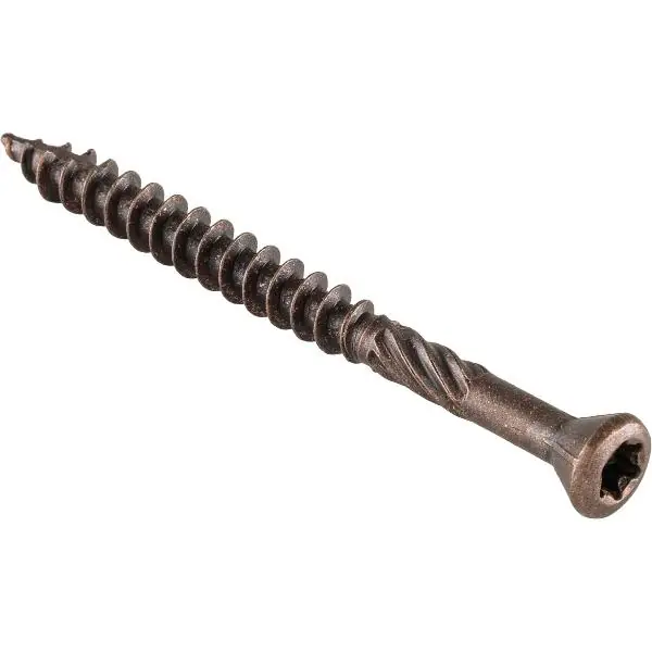 Akční Cena EUROTEC Hapatec vrut pro dřevěné fasády 5.0 x 60 mm - nerez C1, antik