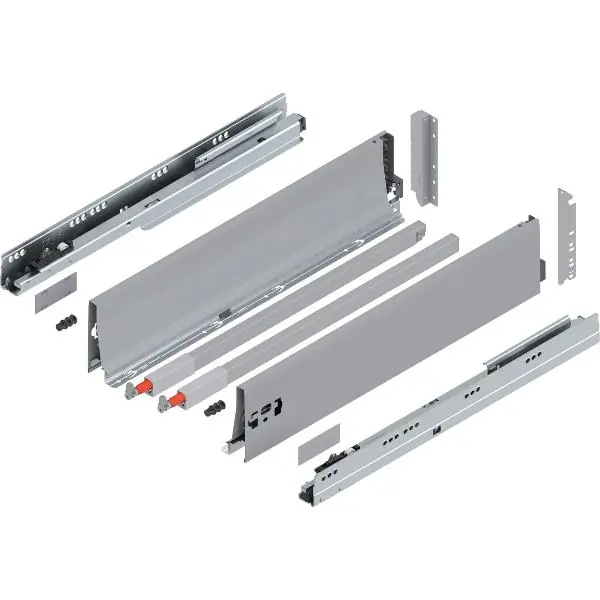 BLUM TANDEMBOX antaro sada výška D-reling(K),BLUMOTION M, 65kg,d. 550, šedá Bezpečná Platba