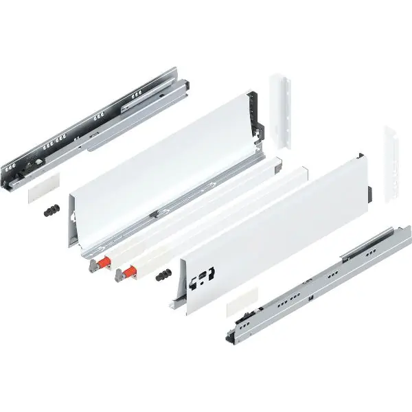 Oblíbený BLUM TANDEMBOX antaro sada výška D-reling(K),BLUMOTION M, 65kg,d. 450, hedv.bílá