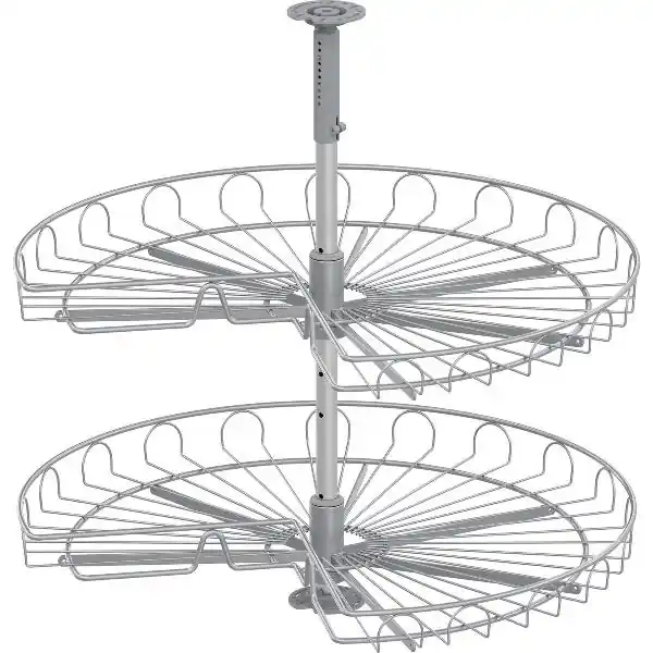 VS COR Wheel rohová-otočná police 3/4 kruhu sada Classic 720 mm stříbrná Cenový Hit
