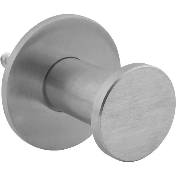 Ověřený Věšák na kabáty Kuka s deskou ø 30, hloubka 30 mm, nerez.ocel, kartáčovaná