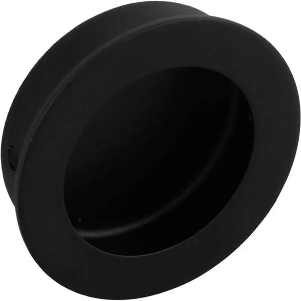 Mušlová úchytka Edana II ø 40 mm, zapuštění ø 35 mm, nerez černý matný Poslední Šance