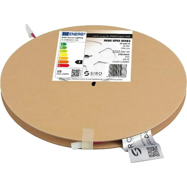 SIRO LED pásek SL-VIPER 10 W/m, 2700 K, 24 V/DC, na míru s kabelem Výhodná Nabídka