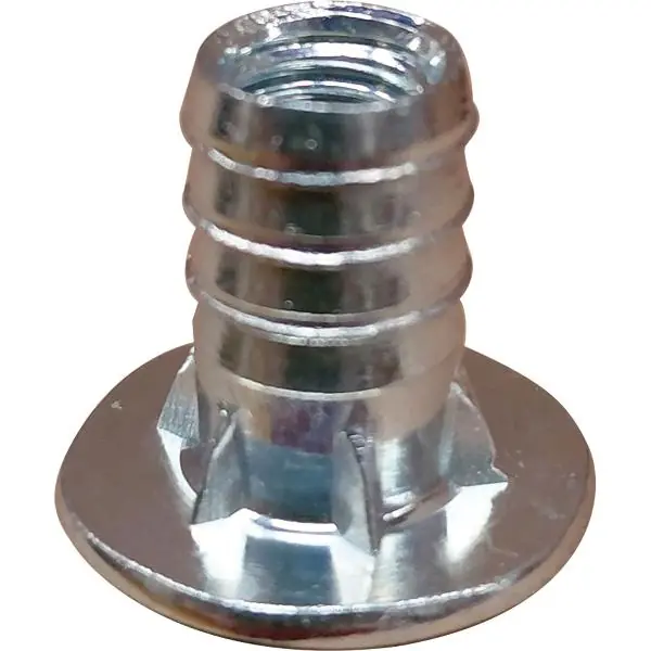 Levný Narážecí pouzdro M 10x15 mm, hlava ø 22, pozink modrý