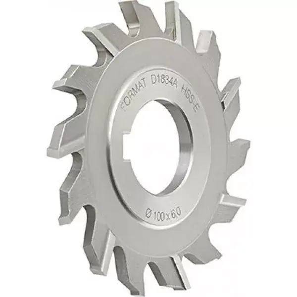 Kotoučová fréza DIN885 HSS-Co5 typ HR tvar A křížové ozubení 80x8mm FORMAT Pouze Dnes