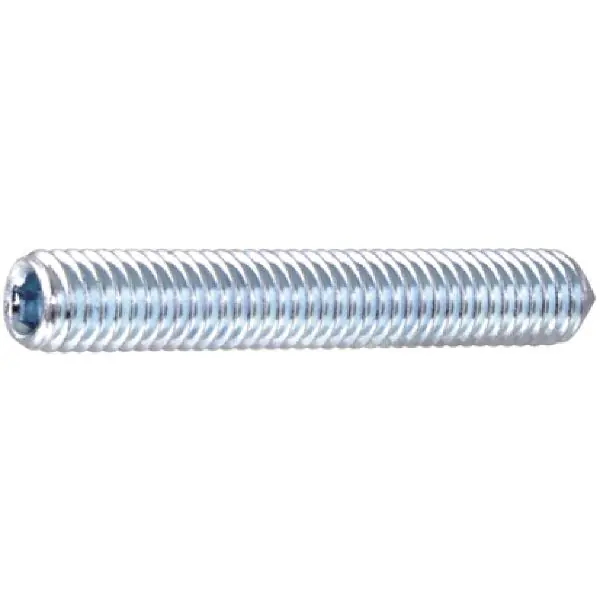 Zlevněný Stavěcí šroub s vnitřním 6hranem a hrotem ISO4027 45H M12x25, ocel pozink