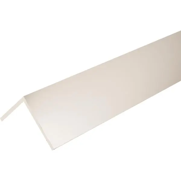 Tovární Cena Hliníkový úhelník AlMgSi0,5 práškovaný bílý RAL 9010, 60x40x3 mm, nerovnoramenný