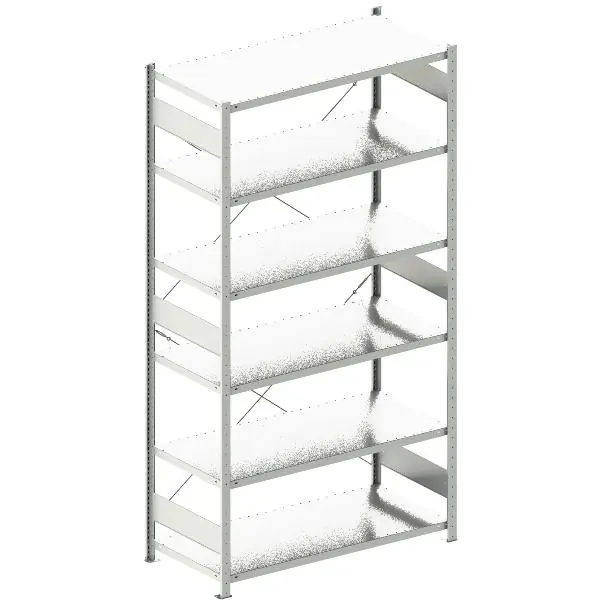 META zásuvný regál základní 2500x1300x600 mm, nosn. 230 kg Nová Kolekce