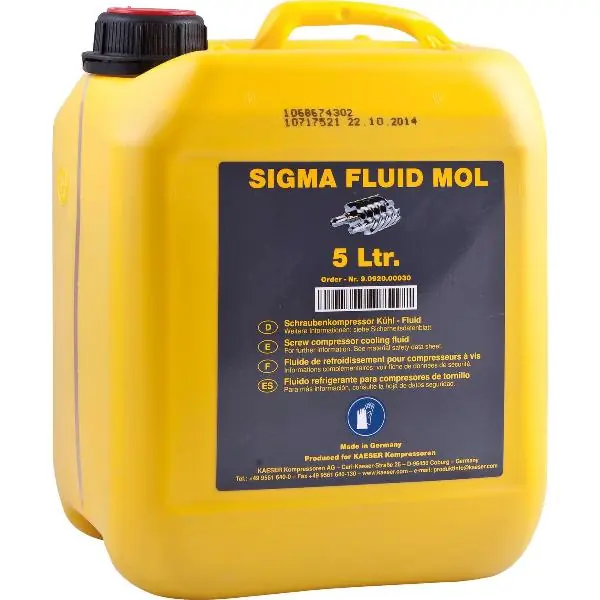 KAESER Olej pro šroubové kompresory Sigma-Fluid MOL - 5 l Objednat Nyní