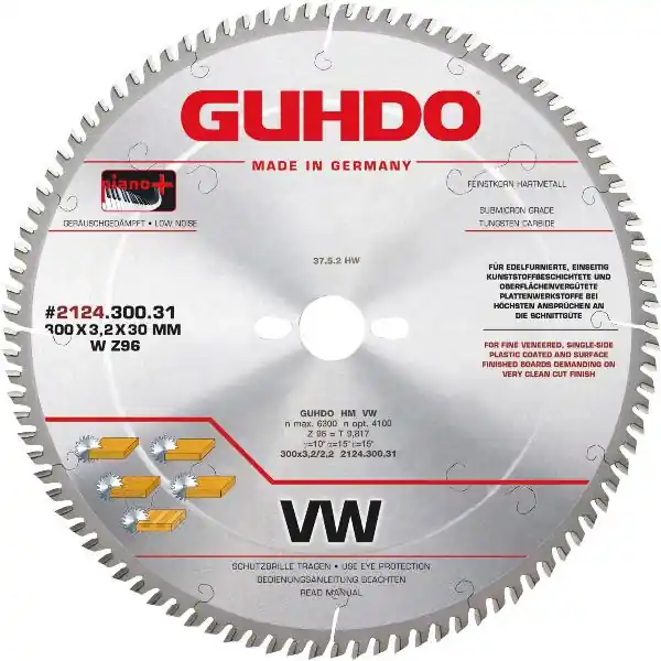 Oblíbený GUHDO HW-Standard-WZ-pilový kotouč 350x3,5x30 mm Z108 - jemné dřevo - Piano plus