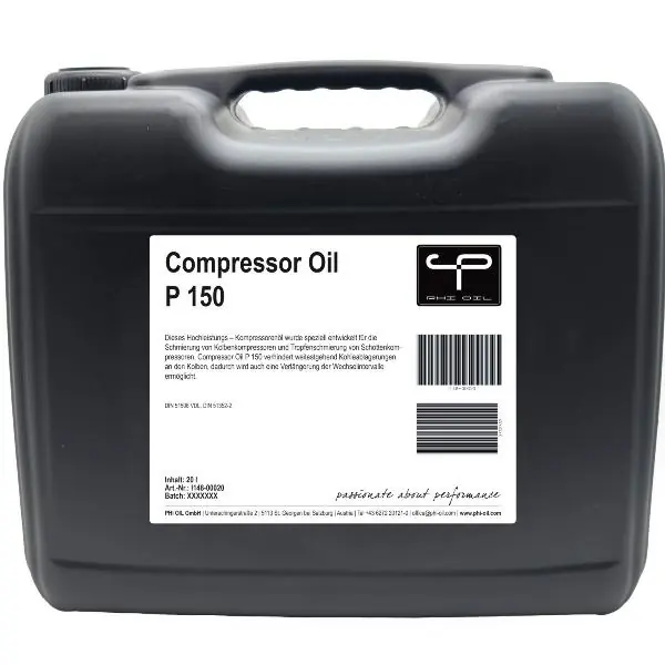 Phi-Oil Kompresor olej P 150, 20 Litr Oblíbený