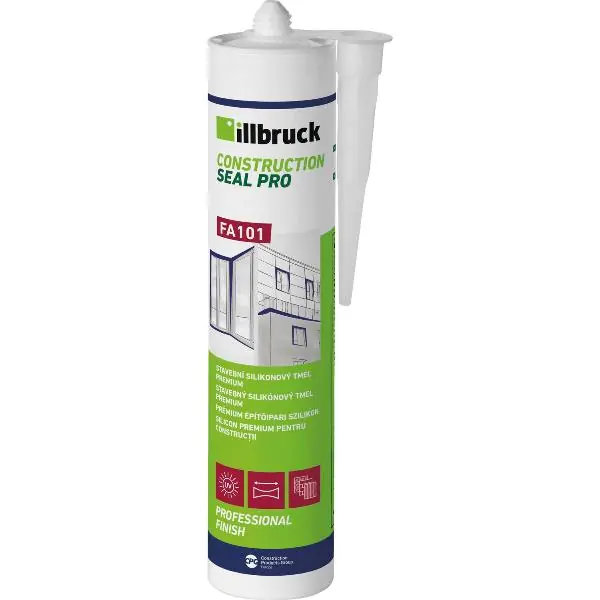Tovární Cena Illbruck silikon Alkoxy FA101 pro okna a spáry 310 ml, bílá