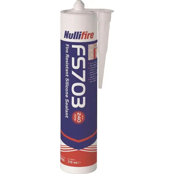 Bezpečná Platba NULLIFIRE protipožární silikon FS703 310 ml bílý