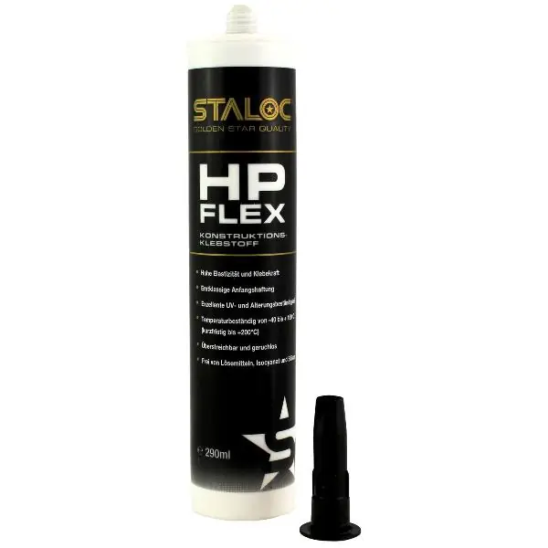 STALOC HPFLEX Plus konstrukční lepidlo 290ml černé Horká Nabídka