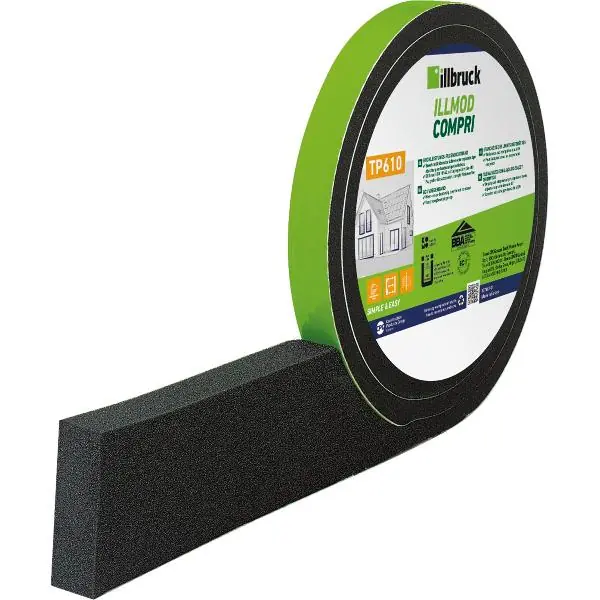 Výprodej Illbruck okenní těsnicí páska TP610 ILLMOD COMPRI 1-2/10 12,5m